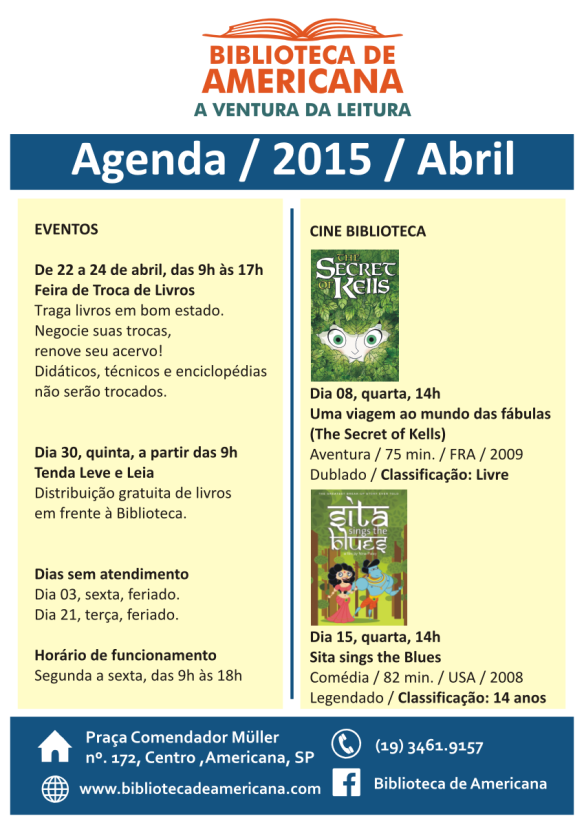 Cartaz Agenda 2015 - 04.